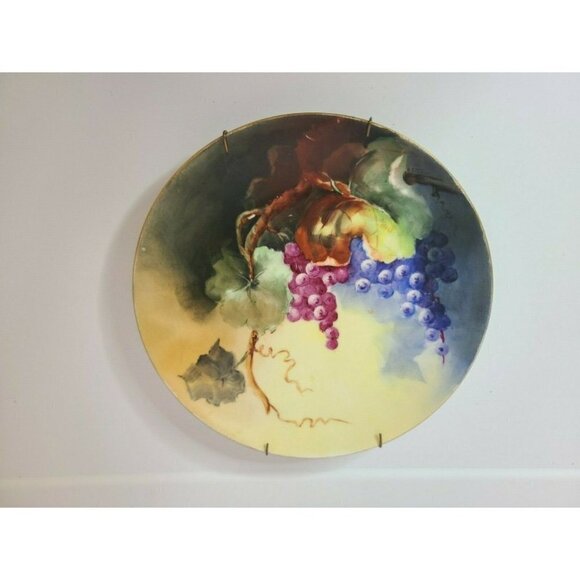 Vintage Haviland France Wall Hanging Plate Painted